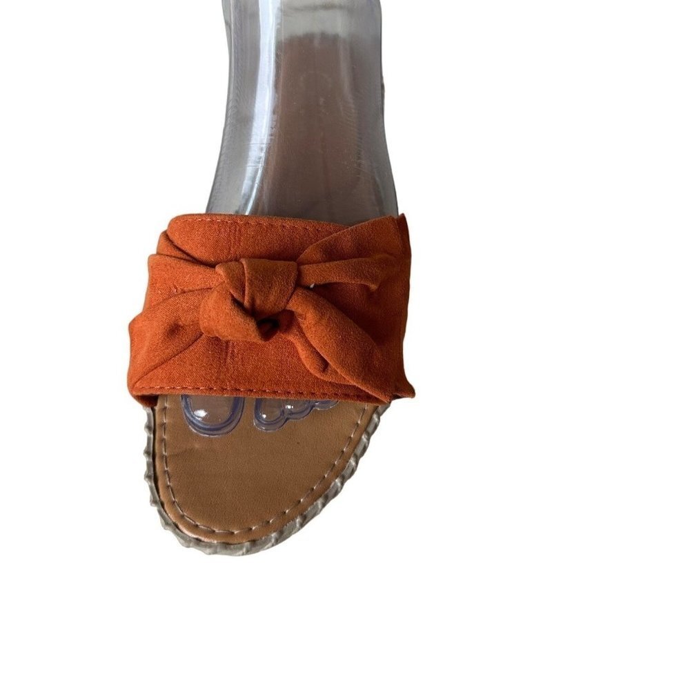 Enjoy Shoes  Women's Sandals Slippers Synthetic Orange Size 6 Uk 4 Sku 2529 - Picture 9 of 11